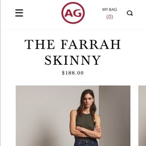 AG | THE FARRAH SKINNY